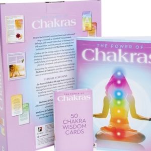 THE POWER OF THE CHAKRAS BOOK & WISDOM CARD SET♡
